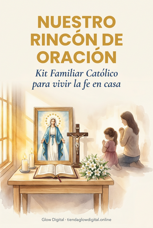 Nuestro Rincón de Oración — Kit Familiar Católico